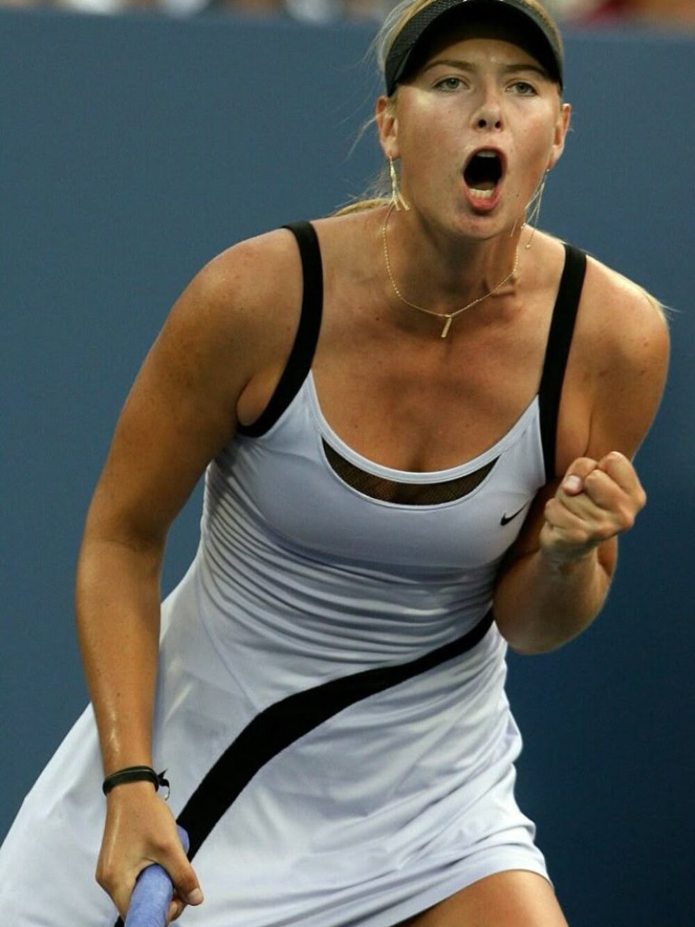 NEW NIKE Maria Sharapova Active Tennis Dress With Bra Size Large